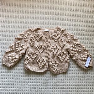 Blush pink bubble sweater